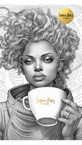 Coffee Talk Coloring Book