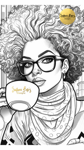 Coffee Talk Coloring Book