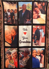 Load image into Gallery viewer, Photo Blanket/Throw (Upload Your Photo)