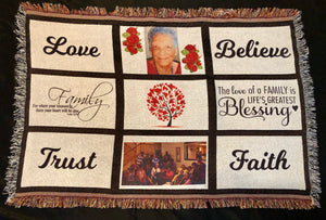Photo Blanket/Throw (Upload Your Photo)